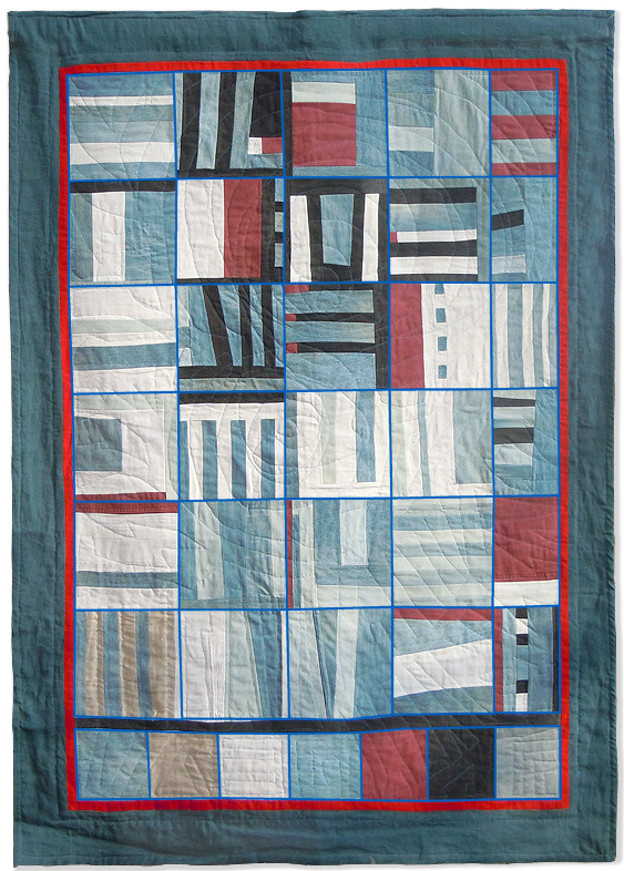 Working Man's Quilt 2. Squares.